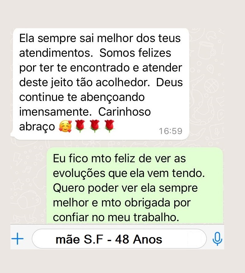 Depoimentos pacientes psicóloga carol werle